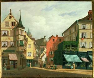 Vue de Colmar (huile sur toile)