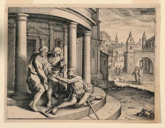 Pierre et Jean au temple