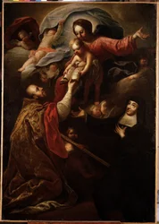 Vierge et Enfant, Saint François de Sales et Sainte Jeanne de Chantal