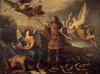 Repentir. Allégorie pour le prince Louis II de Bourbon-Condé (Bourbon Condé) connu sous le nom de Grand Condé (1621-1686)