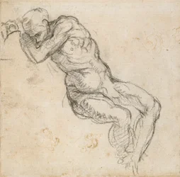 Un homme nu endormi, vers 1490-1560