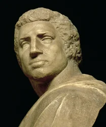 Brutus, détail de la tête d
