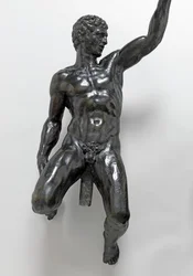 Bacchantes nues chevauchant des panthères