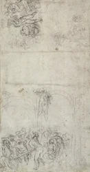 Étude pour Le Jugement Dernier (verso)