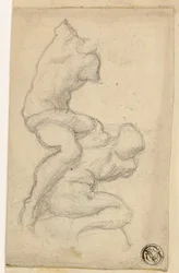 Deux figures en lutte