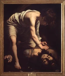 David et Goliath Peinture par Michelangelo Merisi dit Le Caravage ou il Caravaggio