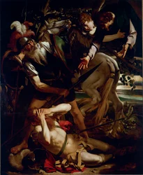 La Conversion de Saint Paul. Peinture de Michelangelo Merisi dit Le Caravage (1571-1610)