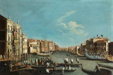 Fête de Michele Marieschi sur le Grand Canal