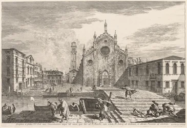 Vues de Venise : Campo dei Frari
