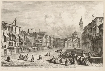 Vues de Venise : S. Maria Formosa, 1741
