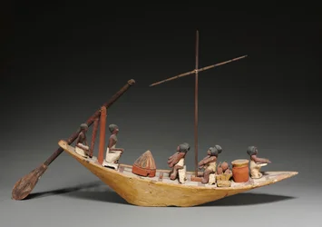 Modèle de bateau, fin de la 11e à début de la 12e dynastie, 2040-1648 av. J.-C.
