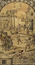La conquête du Mexique par Hernan Cortes