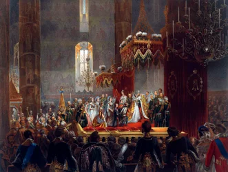 Hommage de la famille impériale au tsar Alexandre II, Moscou, 1856