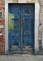 Porte vénitienne, 2019 (huile sur lin)