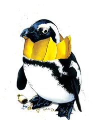 Pingouin de Noël sur blanc, 2020