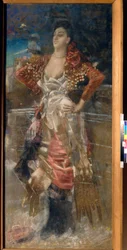 Portrait de la danseuse et actrice Caroline Otero, dite La Belle Otero