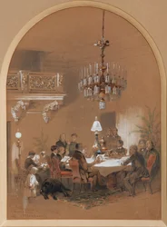 Salon Vonlyarlyarsky à Vonlyarovo, 1855
