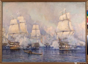 La bataille navale de Navarin, le 20 octobre 1827