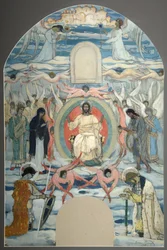 Le Sauveur en trône, 1905