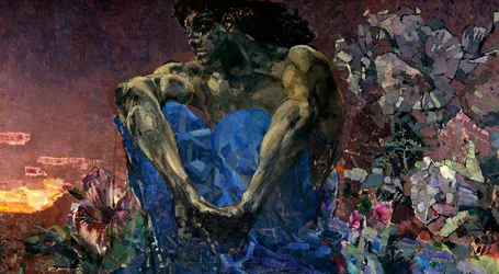 Démon (assis)