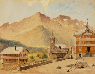 Champéry et le Mont Bounaveau, Suisse