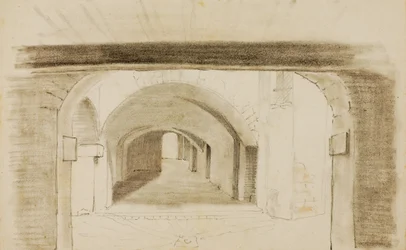 Entrée de la prison de Tasso, Ferrare
