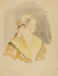 Fille grecque au Palais anglais, Pera