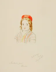 Fille turque, Brusa, 1845