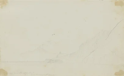 Le Vésuve depuis la pointe amalfitaine