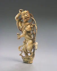 Figure de Kui xing (ivoire sculpté)