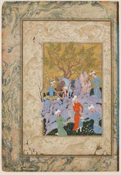 Partie de chasse princière