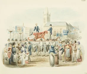 Le couronnement de Richard Hart Davis, M.P.