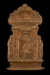 Madone et enfant avec des saints, fin du XVe - début du XVIe siècle