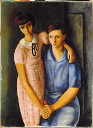 Les enfants de Jacques Tas (huile sur toile)