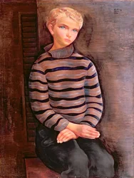 Jeune garçon blond