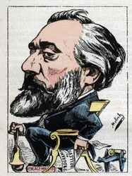 Portrait de Léon Gambetta, homme politique français
