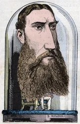Portrait de Léopold II, Roi des Belges (Louis Philippe Marie Victor), Prince de Belgique, Duc de Saxe, Prince de Saxe-Cobourg-Gotha, Duc de Brabant