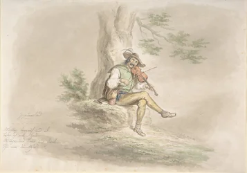 Violoniste gitan, 1858