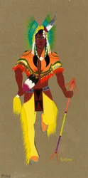 Danseur de guerre, vers 1915-1937
