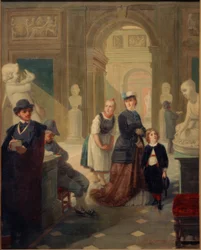Visiteurs du musée