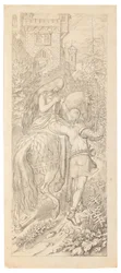Une scène du conte de fées Les sept corbeaux et leur fidèle sœur, 1830-1831