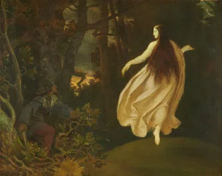 Apparition dans la forêt (de La Belle au bois dormant), avant 1858