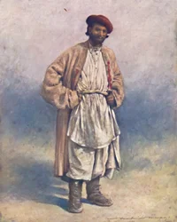 Un berger hindou des collines du Cachemire
