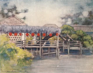 Un jardin ensoleillé, vers 1887, 1901