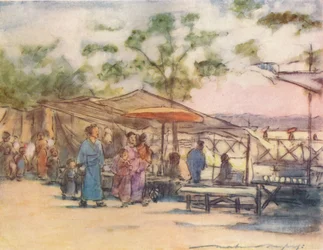 La fin de la journée et la fin du festival, vers 1887, 1901