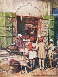 Un stand populaire, 1905