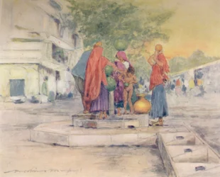 Près de la fontaine, Jeypore, 1905