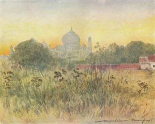 Le Taj Mahal, Agra, 1905