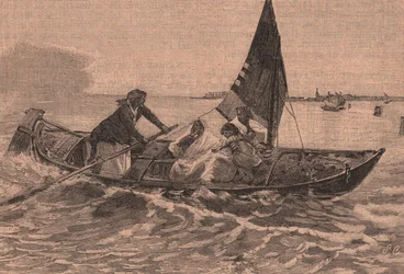 Traversée de la lagune