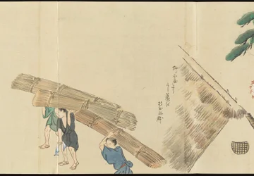 Illustrations de la production du thé Uji